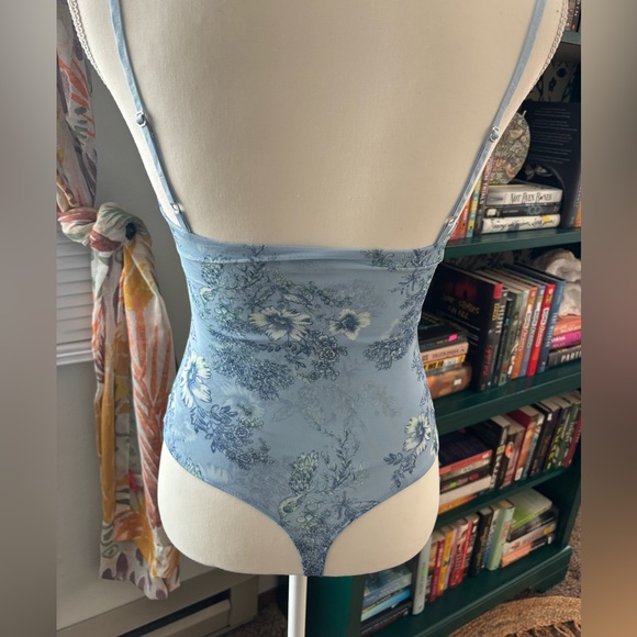 NWOT free people intimately night rhythm printed bodysuit - Picture 5 of 7